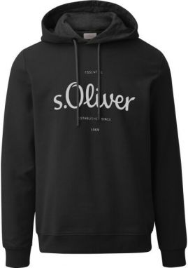 s.Oliver RL SWEATSHIRT NOOS Mikina s kapucňou, čierna, veľkosť