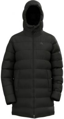 Odlo W ASCENTN-THERMIC HOODED JACKET INSULATED Dámsky páperový kabát, čierna, veľkosť