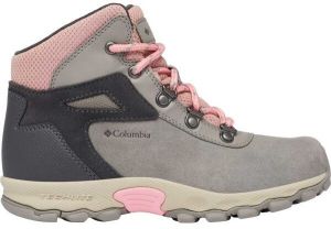 Columbia YOUTH NEWTON RIDGE AMPED Detská outdoorová obuv, sivá, veľkosť 34