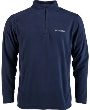 Columbia KLAMATH RANGE II HALF ZIP Pánska outdoorová mikina, tmavo modrá, veľkosť