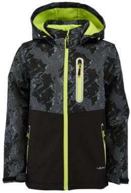 Lewro YASU Detská softshellová bunda, tmavo sivá, veľkosť 116-122