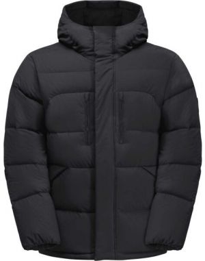 Jack Wolfskin ROEMERTOR M Pánska páperová bunda, čierna, veľkosť