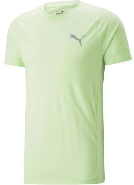 Puma EVOSTRIPE TEE Pánske športové tričko, svetlo zelená, veľkosť