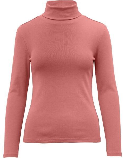 s.Oliver RL T-SHIRT LONG SLEEVE POLO NECK NOOS Tričko s dlhým rukávom, ružová, veľkosť