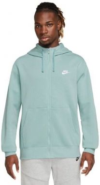 Nike NSW CLUB HOODIE FZ BB M Pánska mikina, svetlo zelená, veľkosť