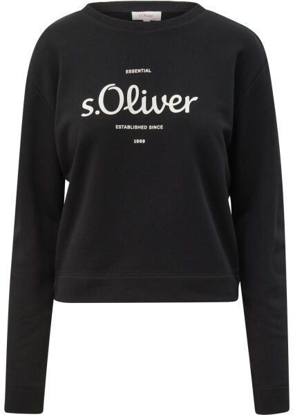 s.Oliver RL SWEATSHIRT Mikina, čierna, veľkosť