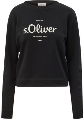 s.Oliver RL SWEATSHIRT Mikina, čierna, veľkosť