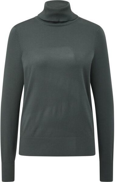 s.Oliver RL POLO NECK JUMPER NOOS Pulóver s rolákom, tmavo zelená, veľkosť