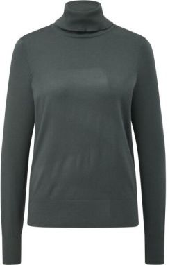 s.Oliver RL POLO NECK JUMPER NOOS Pulóver s rolákom, tmavo zelená, veľkosť