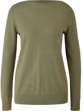 s.Oliver RL JUMPER NOOS Pulóver, khaki, veľkosť