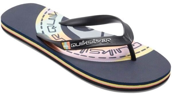 Quiksilver MOLOKAI ART Pánske žabky, tmavo modrá, veľkosť 41