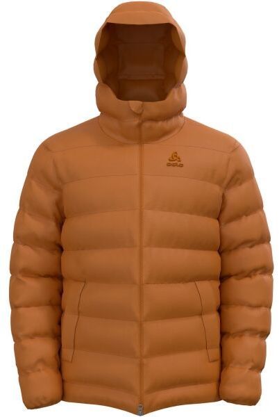 Odlo ASCENT N-THERMIC HOODED INSULATED JACKET Pánska bunda, hnedá, veľkosť