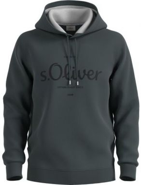 s.Oliver RL SWEATSHIRT Pánska mikina, tmavo sivá, veľkosť