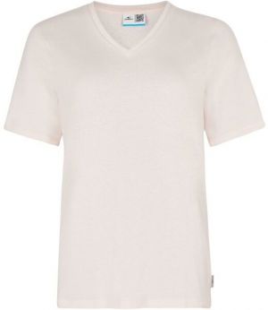 O'Neill ESSENTIALS V-NECK T-SHIRT Dámske tričko, ružová, veľkosť