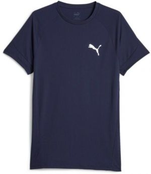 Puma EVOSTRIPE TEE Pánske tričko, modrá, veľkosť