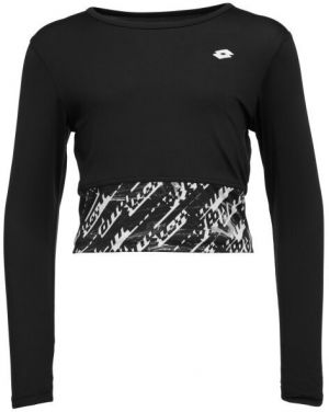 Lotto TALU Dievčenské športové tričko, čierna, veľkosť