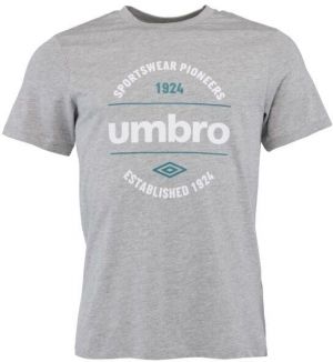 Umbro CIRCULAR GRAPHIC TEE Pánske tričko, sivá, veľkosť