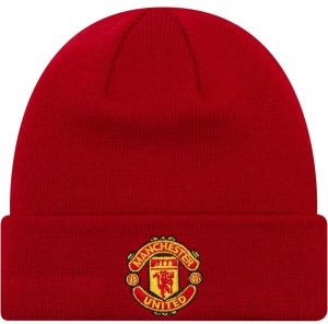 New Era CORE CUFF BEANIE MANCHESTER UNITED Pánska čiapka, červená, veľkosť