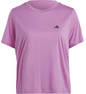 adidas MINIMAL T PS Dámske športové tričko plus size, ružová, veľkosť