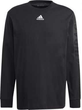 adidas BL PUFF LS T Pánske tričko, čierna, veľkosť