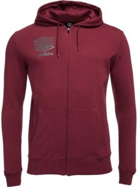 Umbro FW TERRACE ZIP Pánska mikina, vínová, veľkosť