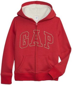 GAP INSULATED FULLZIP Dievčenská mikina, červená, veľkosť