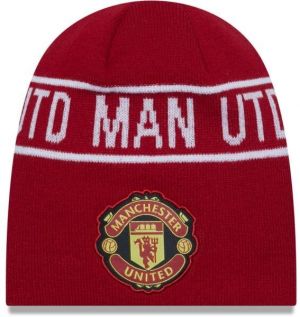 New Era WRDMRK SKULL BEANIE MANCHESTER UNITED Pánska čiapka, červená, veľkosť UNI