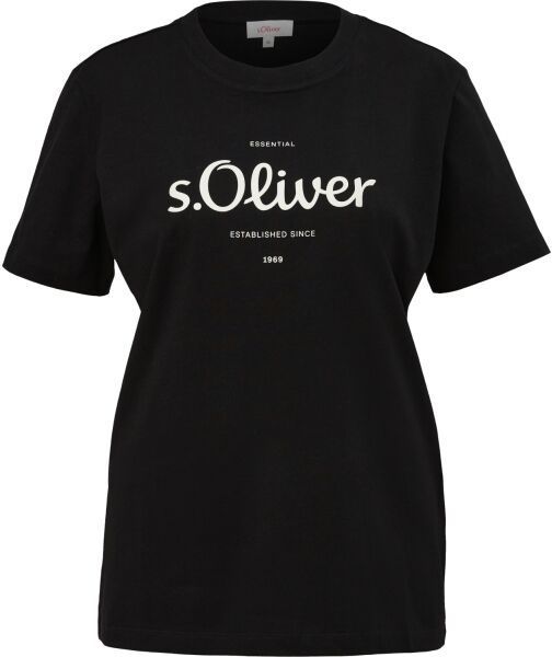 s.Oliver RL T-SHIRT Tričko, čierna, veľkosť