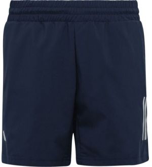 adidas CLUB 3S SHORT Chlapčenské tenisové šortky, tmavo modrá, veľkosť