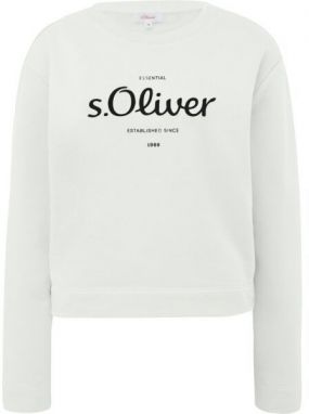 s.Oliver RL SWEATSHIRT Mikina, biela, veľkosť