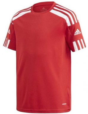 adidas SQUAD 21 JSY Y Chlapčenský futbalový dres, červená, veľkosť