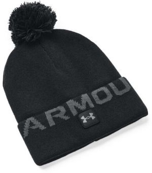 Under Armour UA HALFTIME FLEECE POM Pánska zimná čiapka, čierna, veľkosť