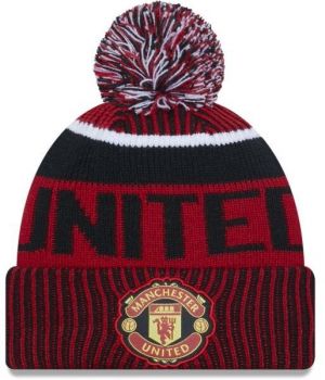New Era SPORT Y CUFF BEANIE MANCHESTER UNITED Pánska čiapka, červená, veľkosť YOUTH