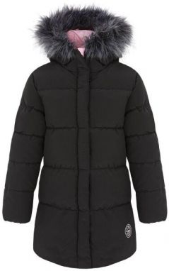 LOAP TORA Dievčenská  bunda, tmavo sivá, veľkosť 112-116