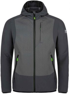 LOAP URELON Pánska outdoorová bunda, tmavo sivá, veľkosť