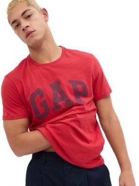GAP V-BASIC LOGO T Pánske tričko, červená, veľkosť