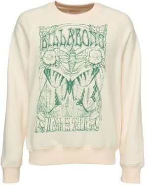 Billabong ALL IS ONE CREW Dámska mikina, biela, veľkosť