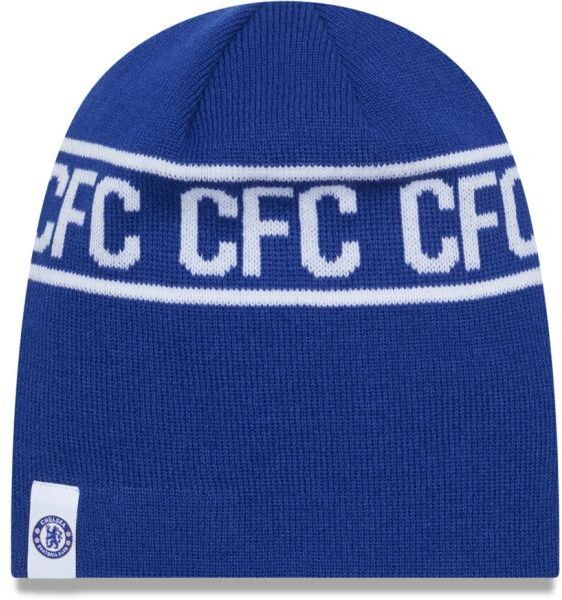 New Era WRDMRK SKULL BEANIE CHELSEA FC Pánska čiapka, modrá, veľkosť UNI