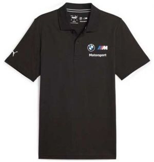 Puma BMW M MOTORSPORT ESS Pánske polo tričko, čierna, veľkosť