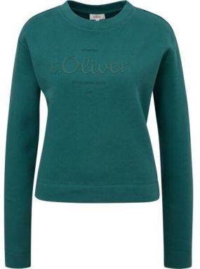 s.Oliver RL SWEATSHIRT CREW Mikina, tmavo zelená, veľkosť