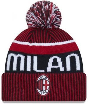 New Era SPORT BEANIE AC MILAN Pánska čiapka, červená, veľkosť UNI