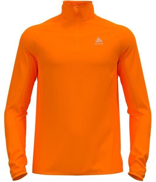 Odlo M MID LAYER 1/2 ZIP BERRA LIGHT Pánska stredná vrstva, oranžová, veľkosť