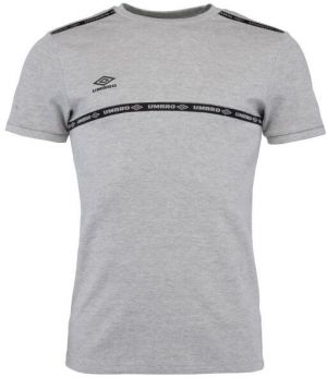 Umbro TAPED TECH TEE Pánske tričko, sivá, veľkosť