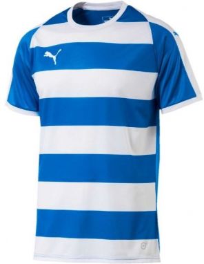 Puma LIGA JERSEY HOOPED Pánske športové tričko, modrá, veľkosť