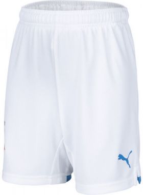 Puma SKS HOME SHORTS JR Chlapčenské futbalové šortky, biela, veľkosť