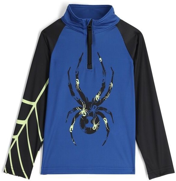 Spyder BUG 1/2 ZIP Chlapčenský lyžiarsky rolák, modrá, veľkosť 5Y