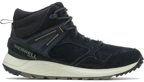 Merrell WILDWOOD SNEAKER BOOT MID WP Pánska outdoorová obuv, čierna, veľkosť 41.5