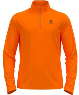 Odlo MID LAYER 1/2 ZIP BERRA Pánska mikina, oranžová, veľkosť