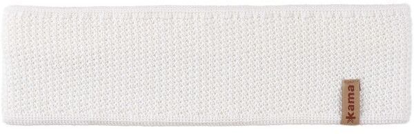Kama MERINO C50 Pletená čelenka, biela, veľkosť