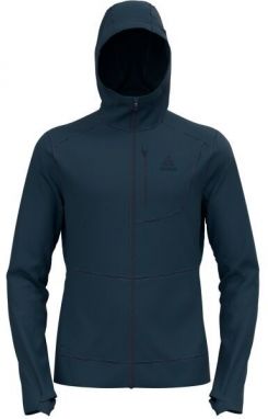 Odlo PERFORMANCE WOOL X-WARM HOODY Pánska mikina, tmavo modrá, veľkosť